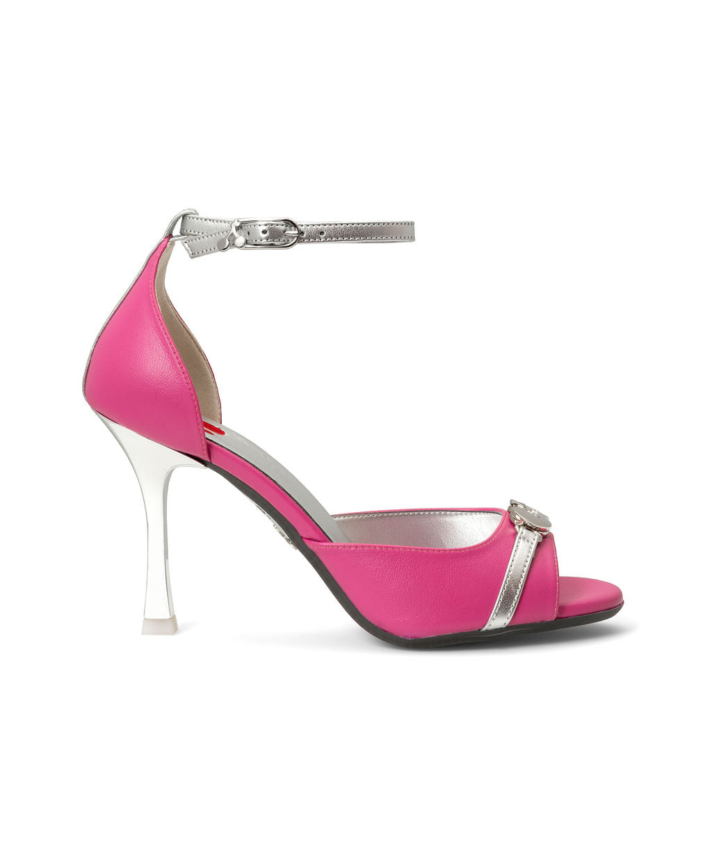 Popsandals | Recycled Leather ^ Stroon ~ Silver * à la Magnetic