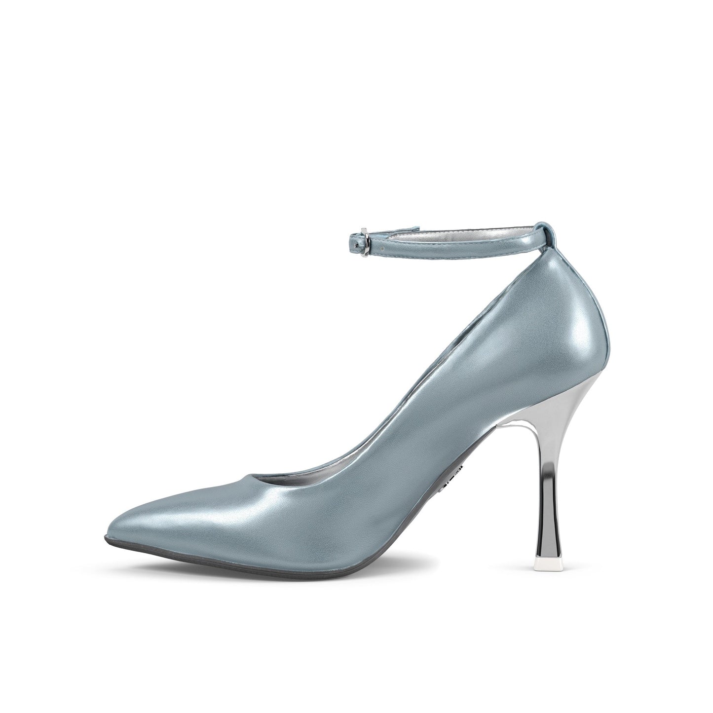 Pumpsicles | Recycled Leather ^ Stroon ~ Silver * à la Magnetic