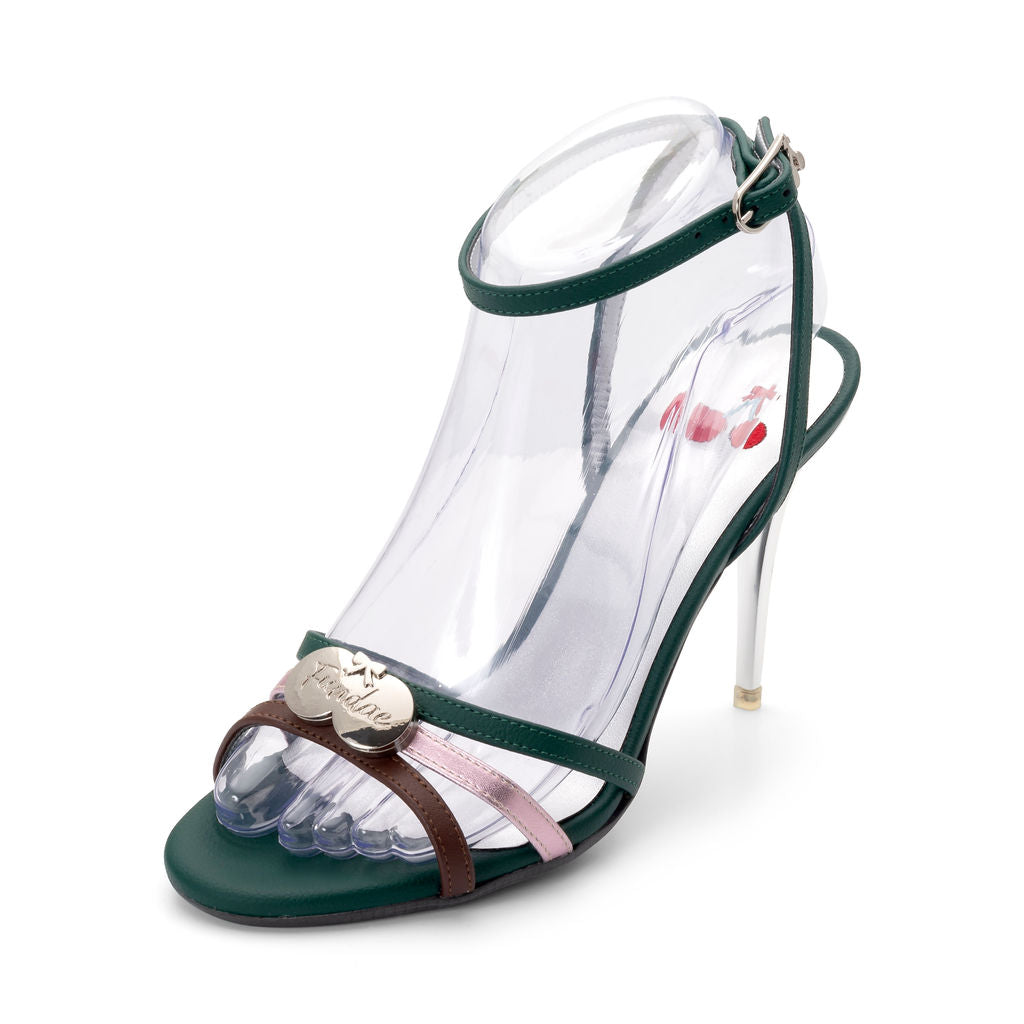 Popsandals | Wine Grapes ^ Stiletto Stick ~ Silver * à la Mode